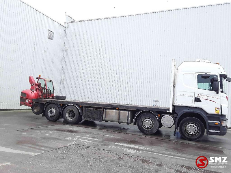 Scania R 420 8x2 +manitou TMT 25.20 - Camion platformă: Foto 4 Scania R 420 8x2 +manitou TMT 25.20 - Camion platformă: Foto 4