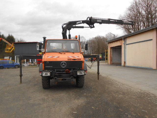 Mercedes-Benz U1450 427/11 mit Kran - Camion basculantă, Camion cu macara: Foto 3 Mercedes-Benz U1450 427/11 mit Kran - Camion basculantă, Camion cu macara: Foto 3