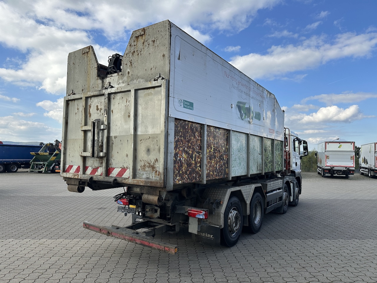 MAN TGS 35.400 8x2 Intarder PK 16502 Glasmulde - Camion cu cârlig, Camion cu macara: Foto 2 MAN TGS 35.400 8x2 Intarder PK 16502 Glasmulde - Camion cu cârlig, Camion cu macara: Foto 2