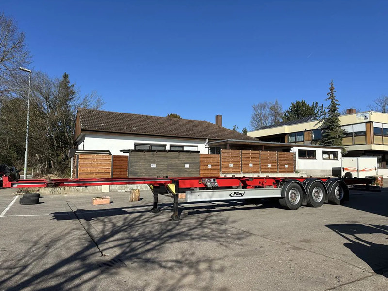 Fliegl 15 m extralang.Containerchassis f. 2 Wechselbrücke Containerchassis extralang f. 2 Wechselbr. - Semiremorcă transport containere/ Swap body: Foto 1 Fliegl 15 m extralang.Containerchassis f. 2 Wechselbrücke Containerchassis extralang f. 2 Wechselbr. - Semiremorcă transport containere/ Swap body: Foto 1
