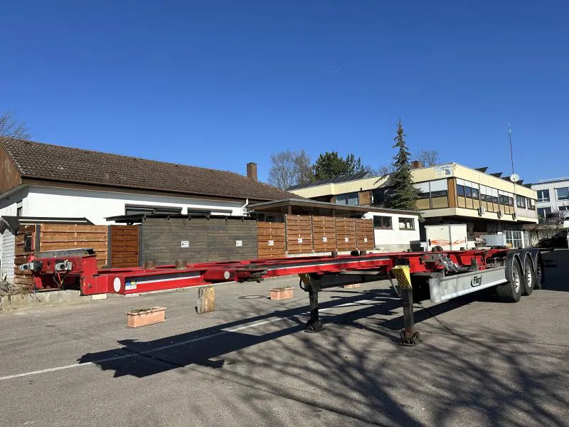Fliegl 15 m extralang.Containerchassis f. 2 Wechselbrücke Containerchassis extralang f. 2 Wechselbr. - Semiremorcă transport containere/ Swap body: Foto 2 Fliegl 15 m extralang.Containerchassis f. 2 Wechselbrücke Containerchassis extralang f. 2 Wechselbr. - Semiremorcă transport containere/ Swap body: Foto 2
