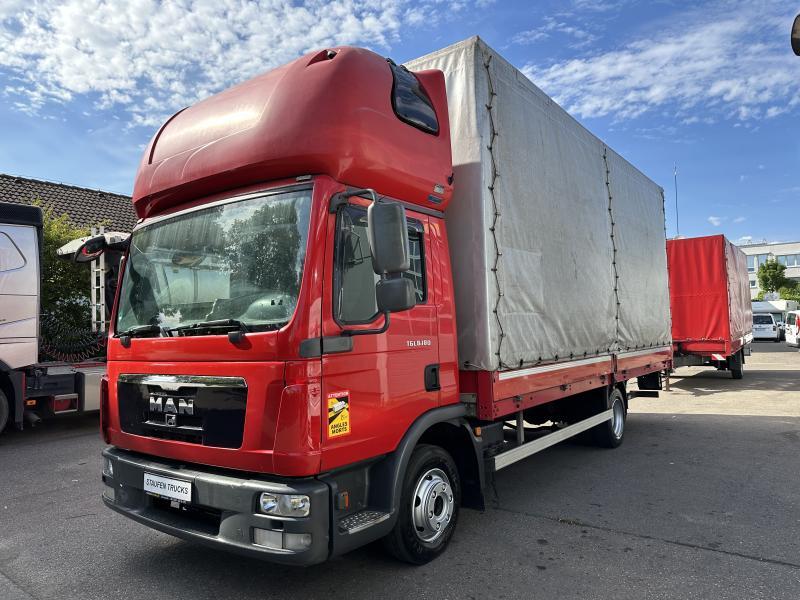 MAN TGL 8.180 FBL Plane langes Haus Topsleeper Klima - Camion cu prelată: Foto 1 MAN TGL 8.180 FBL Plane langes Haus Topsleeper Klima - Camion cu prelată: Foto 1