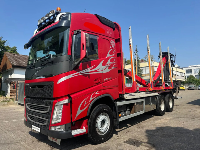 Volvo FH 540 6x4*Kurzholz*Epsilon M12Z*Glogger*Retarder - Camion forestier: Foto 1 Volvo FH 540 6x4*Kurzholz*Epsilon M12Z*Glogger*Retarder - Camion forestier: Foto 1