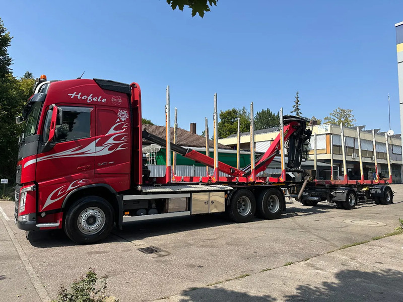 Volvo FH 540 FH540*6x4*Kurzholzzug*Epsilon M12Z*Glogger Anhänger*Retarder - Camion forestier: Foto 2 Volvo FH 540 FH540*6x4*Kurzholzzug*Epsilon M12Z*Glogger Anhänger*Retarder - Camion forestier: Foto 2