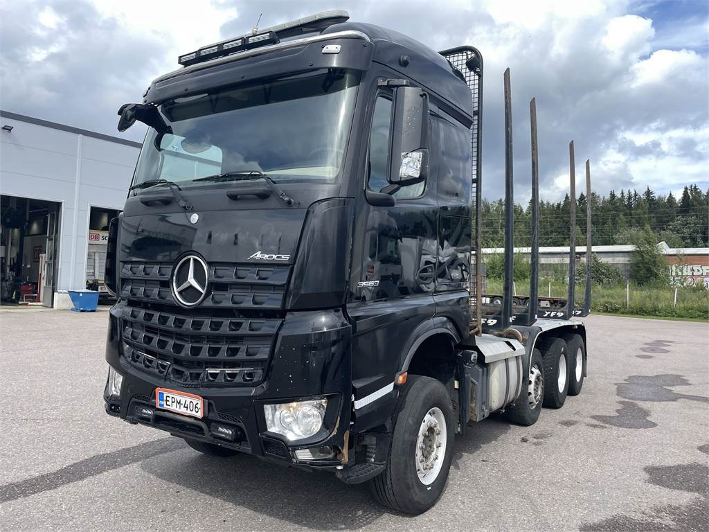 Mercedes-Benz Arocs 3563-8x4 - Camion forestier: Foto 1 Mercedes-Benz Arocs 3563-8x4 - Camion forestier: Foto 1