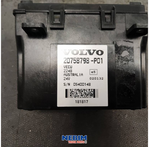 Volvo Volvo - 20758798 - Regeleenheid VECU - Piesă de schimb pentru Camion: Foto 4 Volvo Volvo - 20758798 - Regeleenheid VECU - Piesă de schimb pentru Camion: Foto 4