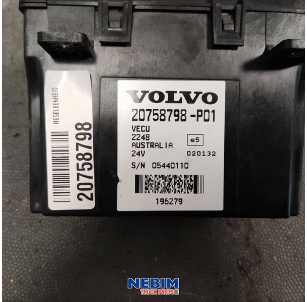 Volvo Volvo - 20758798 - Regeleenheid VECU - Piesă de schimb pentru Camion: Foto 4 Volvo Volvo - 20758798 - Regeleenheid VECU - Piesă de schimb pentru Camion: Foto 4