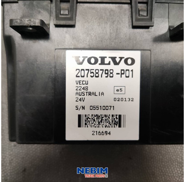 Volvo Volvo - 20758798 - Regeleenheid VECU - Piesă de schimb pentru Camion: Foto 3 Volvo Volvo - 20758798 - Regeleenheid VECU - Piesă de schimb pentru Camion: Foto 3