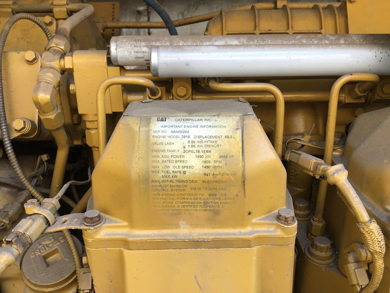 Caterpillar 3516B 9AN-1743191 USED - Generator electric: Foto 3 Caterpillar 3516B 9AN-1743191 USED - Generator electric: Foto 3