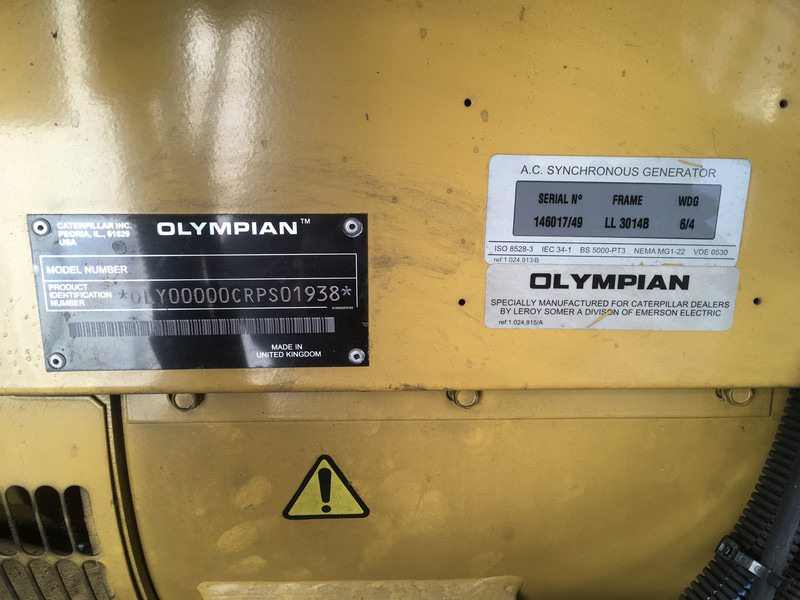Caterpillar OLYMPIAN GEP110 GENERATOR 110KVA USED - Generator electric: Foto 5 Caterpillar OLYMPIAN GEP110 GENERATOR 110KVA USED - Generator electric: Foto 5