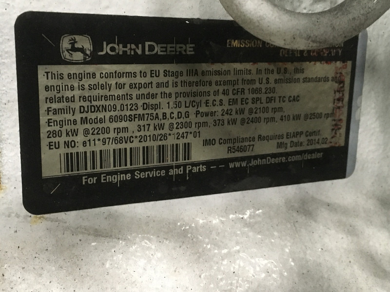 Utilaje constructii John Deere 6090SFM75 USED: Foto 7