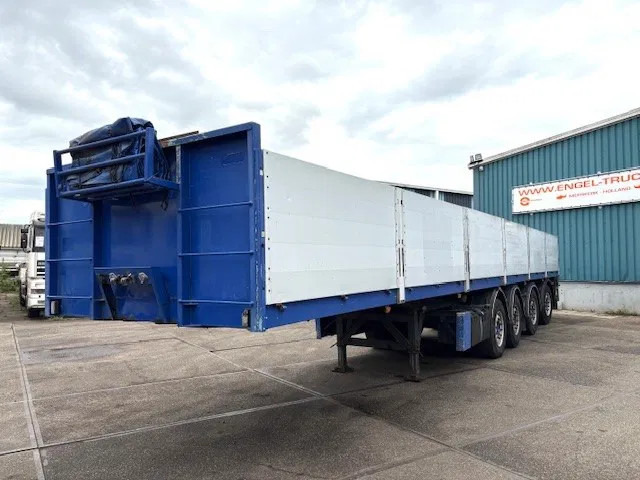 Kwb KWB P-504-STI-H 4-AXLE FLATBED TRAILER (SAF AXLES / 2x STEERING AXLE / 2x LIFT-AXLE / ALUMINIUM SIDE BORDS /ABS-EBS) - Semiremorcă platformă: Foto 1 Kwb KWB P-504-STI-H 4-AXLE FLATBED TRAILER (SAF AXLES / 2x STEERING AXLE / 2x LIFT-AXLE / ALUMINIUM SIDE BORDS /ABS-EBS) - Semiremorcă platformă: Foto 1