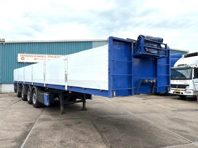 Kwb KWB P-504-STI-H 4-AXLE FLATBED TRAILER (SAF AXLES / 2x STEERING AXLE / 2x LIFT-AXLE / ALUMINIUM SIDE BORDS /ABS-EBS) - Semiremorcă platformă: Foto 2 Kwb KWB P-504-STI-H 4-AXLE FLATBED TRAILER (SAF AXLES / 2x STEERING AXLE / 2x LIFT-AXLE / ALUMINIUM SIDE BORDS /ABS-EBS) - Semiremorcă platformă: Foto 2