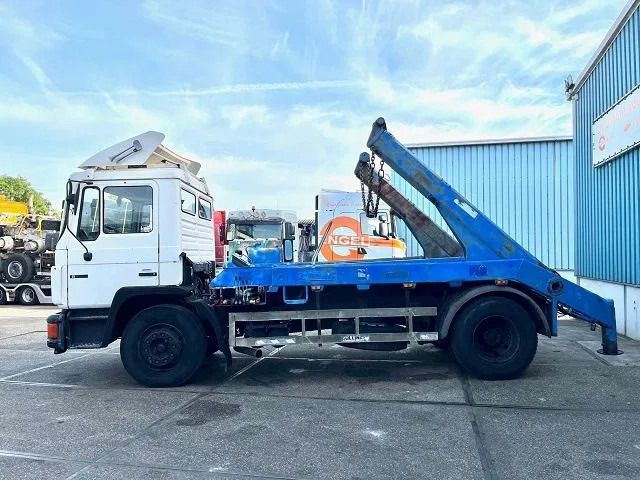 MAN F 18.232 (6 CILINDER) M90 WITH TELESCOPIC CONTAINER SYSTEM (8 GEARS MANUAL GEARBOX / EURO 1 (MECHANICAL PUMP AND INJECTORS)) - Camion container de gunoi: Foto 5 MAN F 18.232 (6 CILINDER) M90 WITH TELESCOPIC CONTAINER SYSTEM (8 GEARS MANUAL GEARBOX / EURO 1 (MECHANICAL PUMP AND INJECTORS)) - Camion container de gunoi: Foto 5