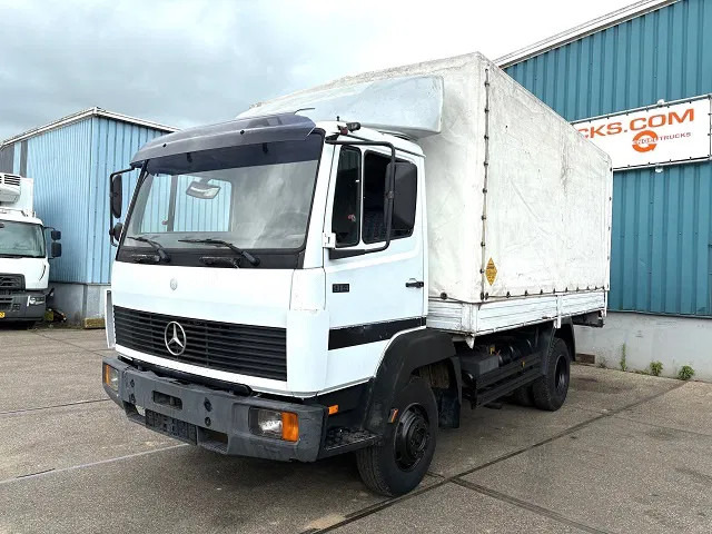 Mercedes-Benz LK 914 (6-CILINDER) WITH TENT BOX (MANUAL GEARBOX / FULL STEEL SUSPENSION / LOADING PLATFORM) - Camion cu prelată: Foto 1 Mercedes-Benz LK 914 (6-CILINDER) WITH TENT BOX (MANUAL GEARBOX / FULL STEEL SUSPENSION / LOADING PLATFORM) - Camion cu prelată: Foto 1