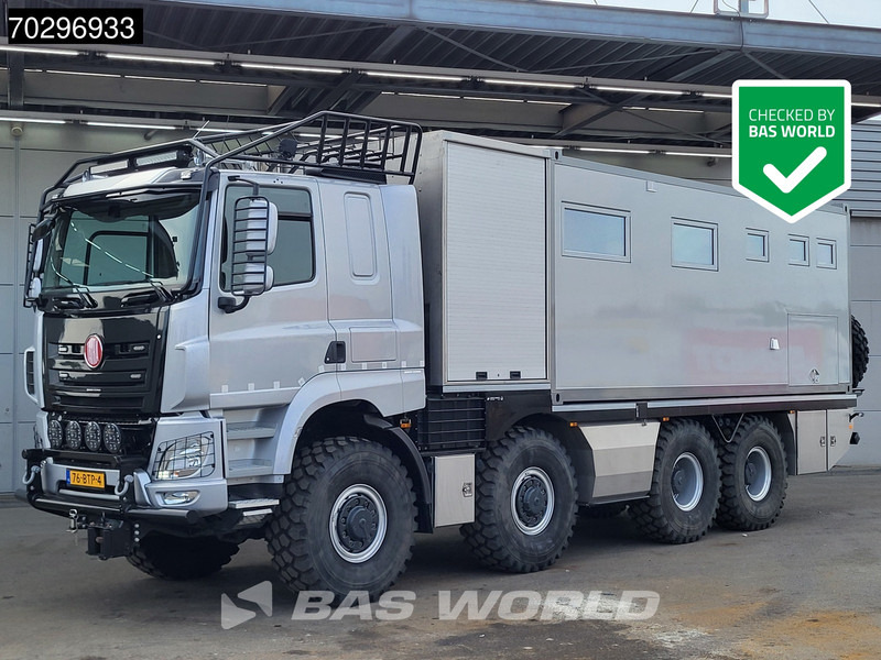 Tatra T158 8X8 NL-Truck 8x8 Off-Grid Camper Hydraulic Winch Generator Retarder Airco Euro 6 - Autorulotă: Foto 1 Tatra T158 8X8 NL-Truck 8x8 Off-Grid Camper Hydraulic Winch Generator Retarder Airco Euro 6 - Autorulotă: Foto 1