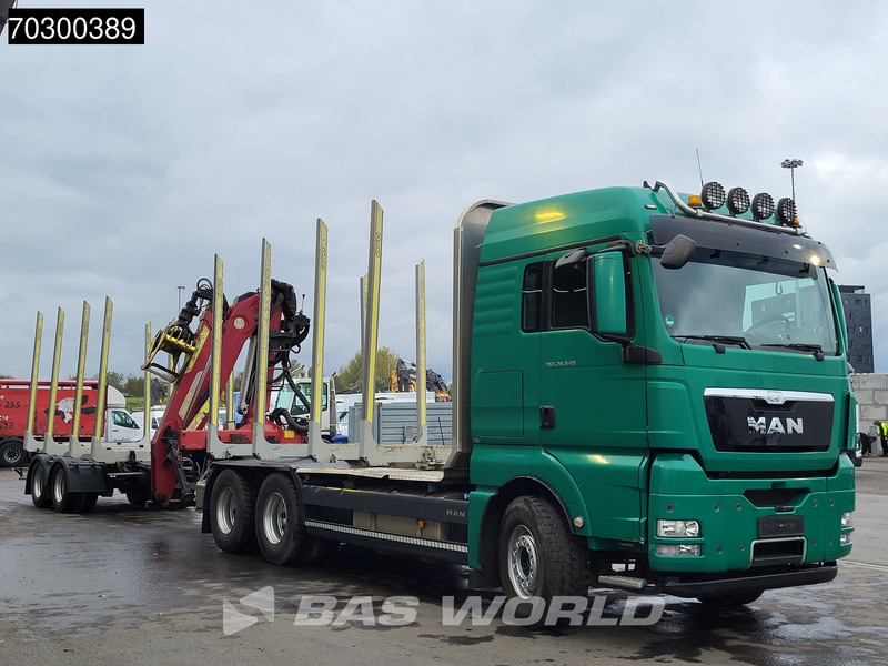 MAN TGX 26.540 6X4 Combi TAJFUN L150Z.96 woodcrane Holztransport Manual Retarder Euro 5 - Camion, Camion cu macara: Foto 3 MAN TGX 26.540 6X4 Combi TAJFUN L150Z.96 woodcrane Holztransport Manual Retarder Euro 5 - Camion, Camion cu macara: Foto 3