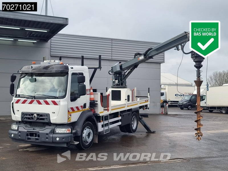 Renault D 240 4X2 Risa G2T Drilling truck Automatic Euro 6 - Camion, Camion cu macara: Foto 1 Renault D 240 4X2 Risa G2T Drilling truck Automatic Euro 6 - Camion, Camion cu macara: Foto 1