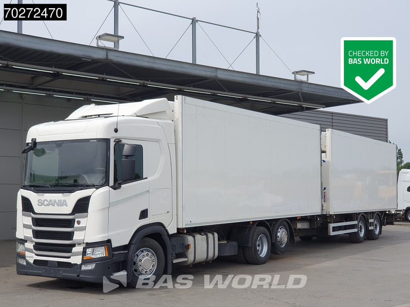 Scania R410 6X2 Carrier Supra 1250 Multi temp Retarder Ladebordwand Liftachse Euro 6 - Camion: Foto 1 Scania R410 6X2 Carrier Supra 1250 Multi temp Retarder Ladebordwand Liftachse Euro 6 - Camion: Foto 1