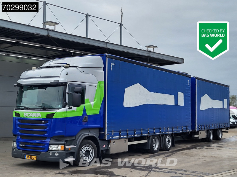 Scania R410 R 6X2 NL-Combi Curtainsides Lift+steering axle Automatic Euro 6 - Camion: Foto 1 Scania R410 R 6X2 NL-Combi Curtainsides Lift+steering axle Automatic Euro 6 - Camion: Foto 1