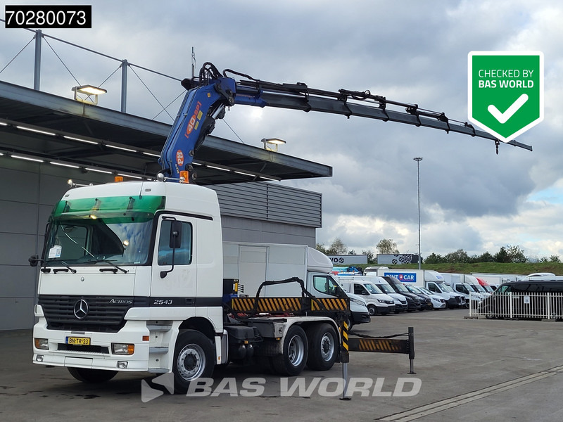 Mercedes-Benz Actros 2543 Actros 6X2 NL-Truck Liftachse 3-Pedals Kran 9x Extensions PM 40 SP 2010 + Winch Euro 3 - Cap tractor: Foto 1 Mercedes-Benz Actros 2543 Actros 6X2 NL-Truck Liftachse 3-Pedals Kran 9x Extensions PM 40 SP 2010 + Winch Euro 3 - Cap tractor: Foto 1