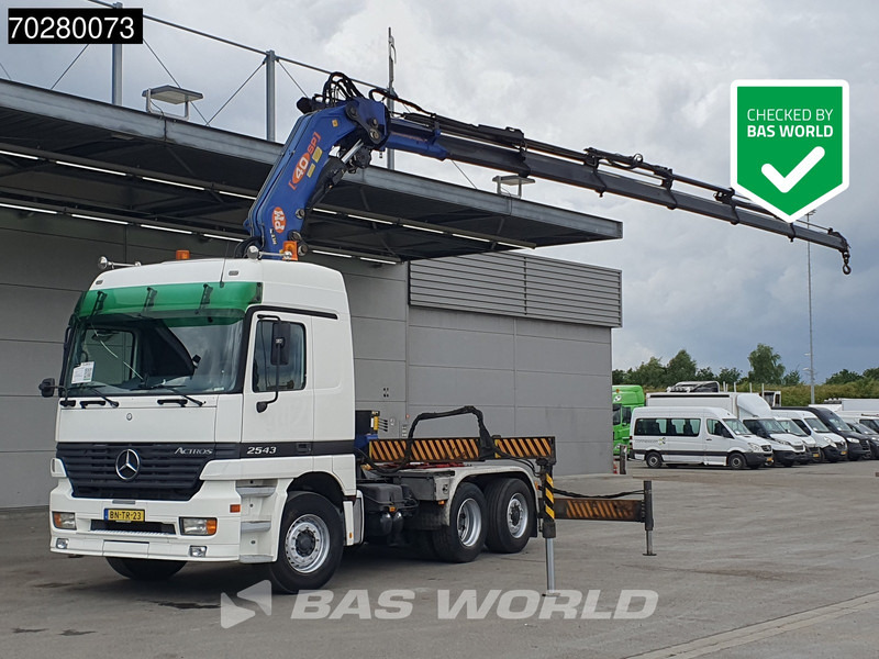 Mercedes-Benz Actros 2543 Actros 6X2 NL-Truck Liftachse 3-Pedals Kran 9x Extensions PM 40 SP 2010 + Winch Euro 3 - Cap tractor: Foto 5 Mercedes-Benz Actros 2543 Actros 6X2 NL-Truck Liftachse 3-Pedals Kran 9x Extensions PM 40 SP 2010 + Winch Euro 3 - Cap tractor: Foto 5