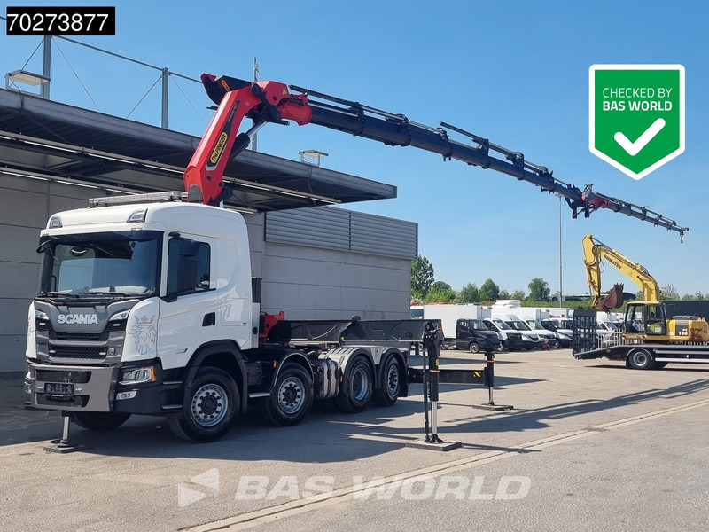 Scania G500 8X2 Retarder Liftachse Palfinger Kran PK 58.002 TEC F + JIB - Cap tractor: Foto 1 Scania G500 8X2 Retarder Liftachse Palfinger Kran PK 58.002 TEC F + JIB - Cap tractor: Foto 1