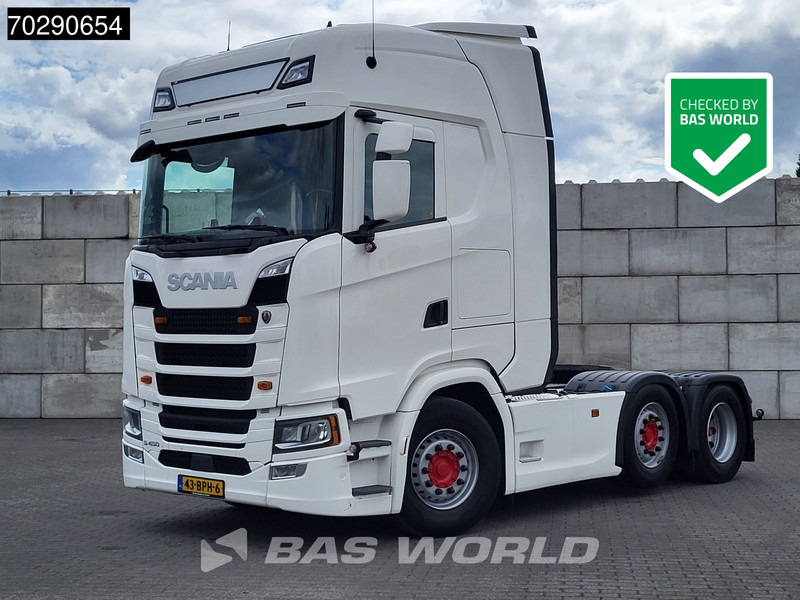 Scania S450 S 6X2 NL-Truck APK '26 Retarder Full-Air Standklima Lift+Lenkachse 2xTanks Navi ACC - Cap tractor: Foto 1 Scania S450 S 6X2 NL-Truck APK '26 Retarder Full-Air Standklima Lift+Lenkachse 2xTanks Navi ACC - Cap tractor: Foto 1