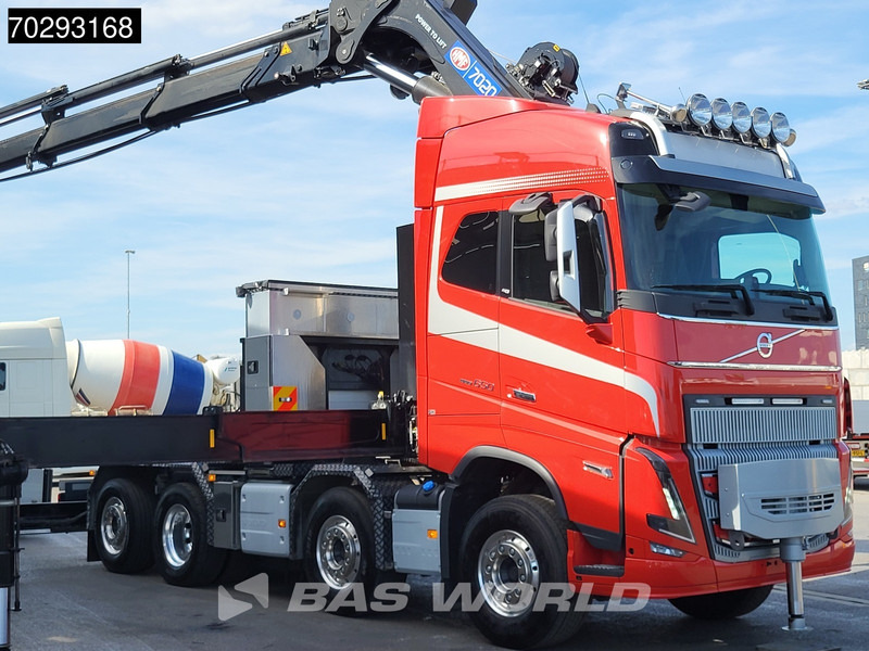 Cap tractor nou Volvo FH16 650 FH16 8X2 HMF 7020K-RCS Crane + Fly-Jib Lift+Steering-Axle Navi LED ACC Euro 6: Foto 7