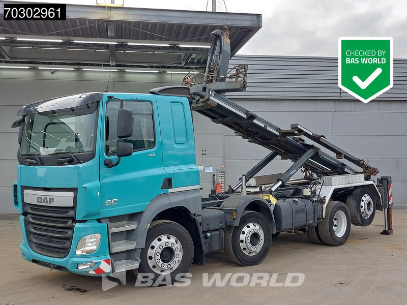 DAF CF 410 CF 8X2 35tons Velsycon CL35.71 containersystem Lift+steering axle Euro 6 - Camion cu cârlig: Foto 1 DAF CF 410 CF 8X2 35tons Velsycon CL35.71 containersystem Lift+steering axle Euro 6 - Camion cu cârlig: Foto 1