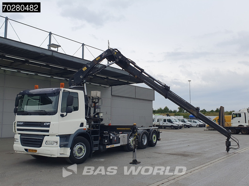 DAF CF85.360 8X2 NL-Truck Hiab 211 E-3 Hipro Kran 21tons Multilift Lift+steering Euro 5 - Camion cu cârlig, Camion cu macara: Foto 5 DAF CF85.360 8X2 NL-Truck Hiab 211 E-3 Hipro Kran 21tons Multilift Lift+steering Euro 5 - Camion cu cârlig, Camion cu macara: Foto 5