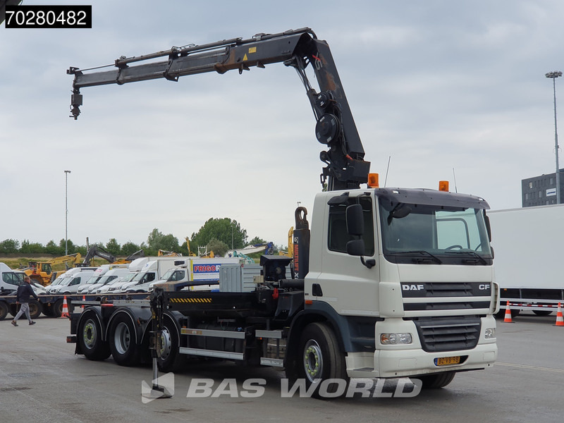DAF CF85.360 8X2 NL-Truck Hiab 211 E-3 Hipro Kran 21tons Multilift Lift+steering Euro 5 - Camion cu cârlig, Camion cu macara: Foto 3 DAF CF85.360 8X2 NL-Truck Hiab 211 E-3 Hipro Kran 21tons Multilift Lift+steering Euro 5 - Camion cu cârlig, Camion cu macara: Foto 3