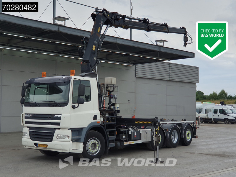 DAF CF85.360 8X2 NL-Truck Hiab 211 E-3 Hipro Kran 21tons Multilift Lift+steering Euro 5 - Camion cu cârlig, Camion cu macara: Foto 1 DAF CF85.360 8X2 NL-Truck Hiab 211 E-3 Hipro Kran 21tons Multilift Lift+steering Euro 5 - Camion cu cârlig, Camion cu macara: Foto 1
