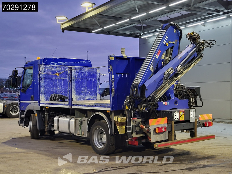 DAF LF 260 LF 4X2 Hiab 111 B-2 HIDUO Crane Kran Remote control Automatic ACC Euro 6 - Camion platformă, Camion cu macara: Foto 2 DAF LF 260 LF 4X2 Hiab 111 B-2 HIDUO Crane Kran Remote control Automatic ACC Euro 6 - Camion platformă, Camion cu macara: Foto 2