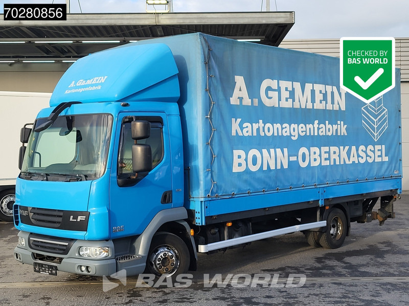 DAF LF45.160 4X2 7.5tonner Manual 1500kg Ladebordwand Euro 5 - Camion cu prelată: Foto 1 DAF LF45.160 4X2 7.5tonner Manual 1500kg Ladebordwand Euro 5 - Camion cu prelată: Foto 1