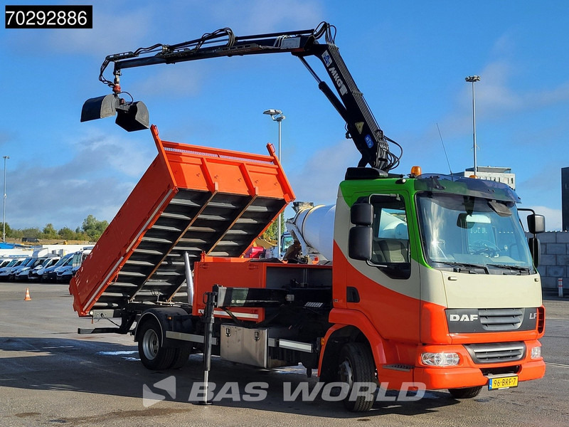 DAF LF45.210 LF 4X2 MKG HLK 66 Crane Kran 5m3 tipper Manual Euro 5 - Camion basculantă, Camion cu macara: Foto 3 DAF LF45.210 LF 4X2 MKG HLK 66 Crane Kran 5m3 tipper Manual Euro 5 - Camion basculantă, Camion cu macara: Foto 3