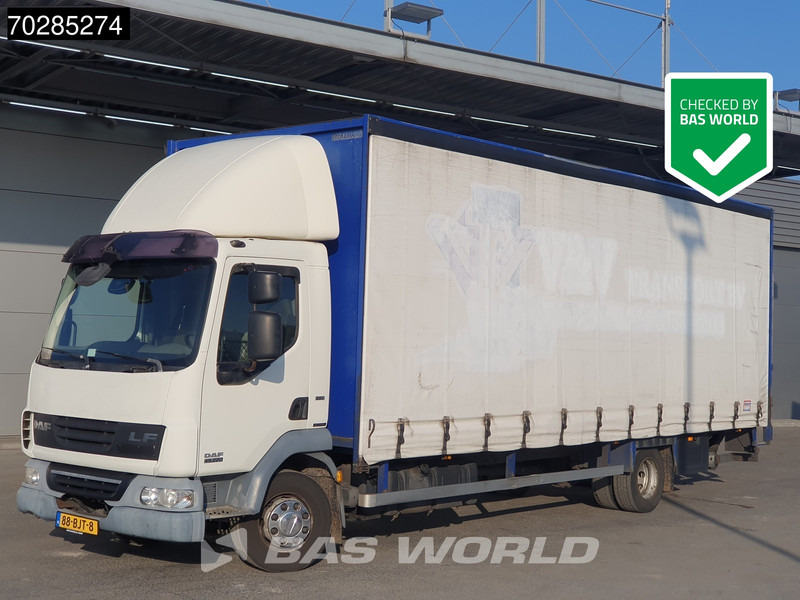 DAF LF45.220 LF 4X2 12tons NL-Truck Automatic 1500kg Ladebordwand EEV - Camion cu prelată: Foto 1 DAF LF45.220 LF 4X2 12tons NL-Truck Automatic 1500kg Ladebordwand EEV - Camion cu prelată: Foto 1
