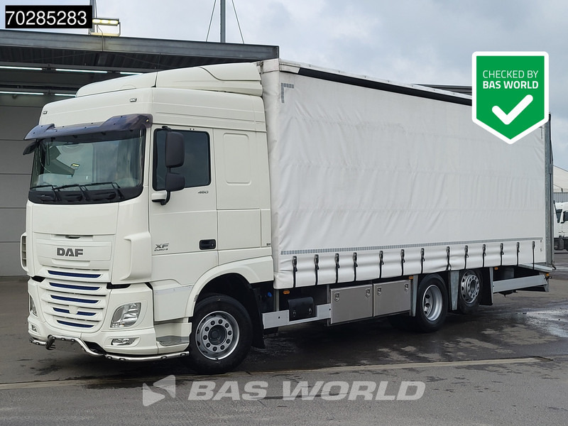 DAF XF 460 6X2 Machine Transporter hydraulic ramp Retarder Lift+Lenkasche Euro 6 - Camion transport auto: Foto 3 DAF XF 460 6X2 Machine Transporter hydraulic ramp Retarder Lift+Lenkasche Euro 6 - Camion transport auto: Foto 3