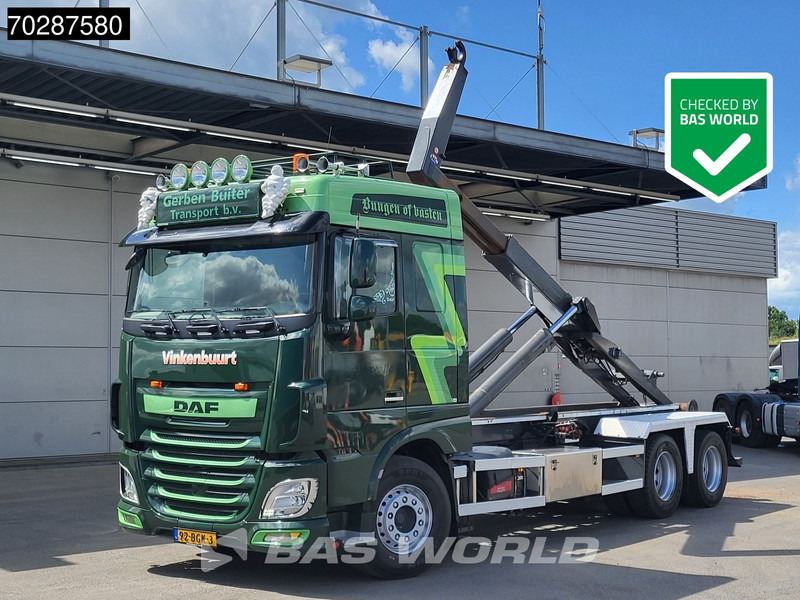 DAF XF 460 XF 6X2 NL-Truck VDL S-25-6400 Hooklift Liftaxle Manual Navi ACC Euro 6 - Camion cu cârlig: Foto 1 DAF XF 460 XF 6X2 NL-Truck VDL S-25-6400 Hooklift Liftaxle Manual Navi ACC Euro 6 - Camion cu cârlig: Foto 1