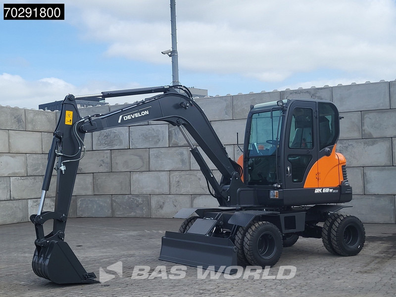 Develon DX60 WN ECO-1 A/C - Excavator pe roţi: Foto 2 Develon DX60 WN ECO-1 A/C - Excavator pe roţi: Foto 2