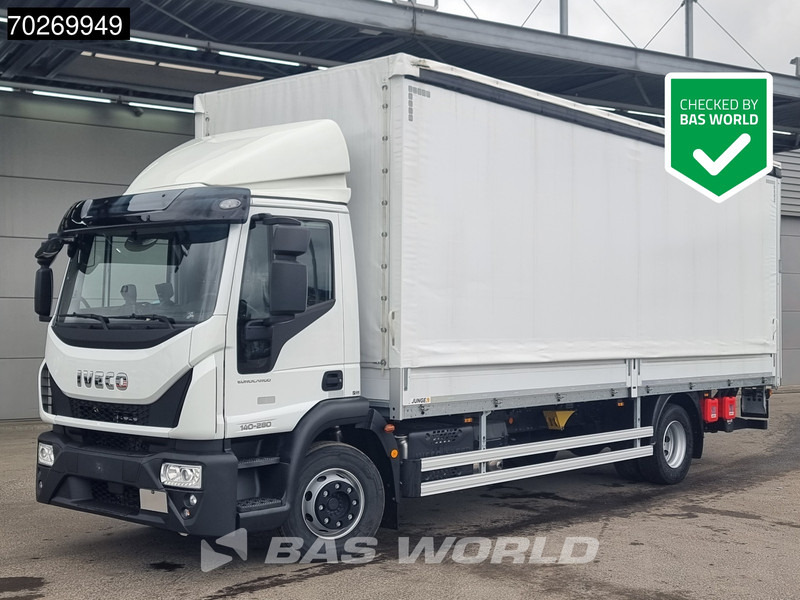 Iveco Eurocargo 140E280 4X2 2024 registration 14tonner Ladebordwand Automatic Euro 6 - Camion cu prelată: Foto 1 Iveco Eurocargo 140E280 4X2 2024 registration 14tonner Ladebordwand Automatic Euro 6 - Camion cu prelată: Foto 1