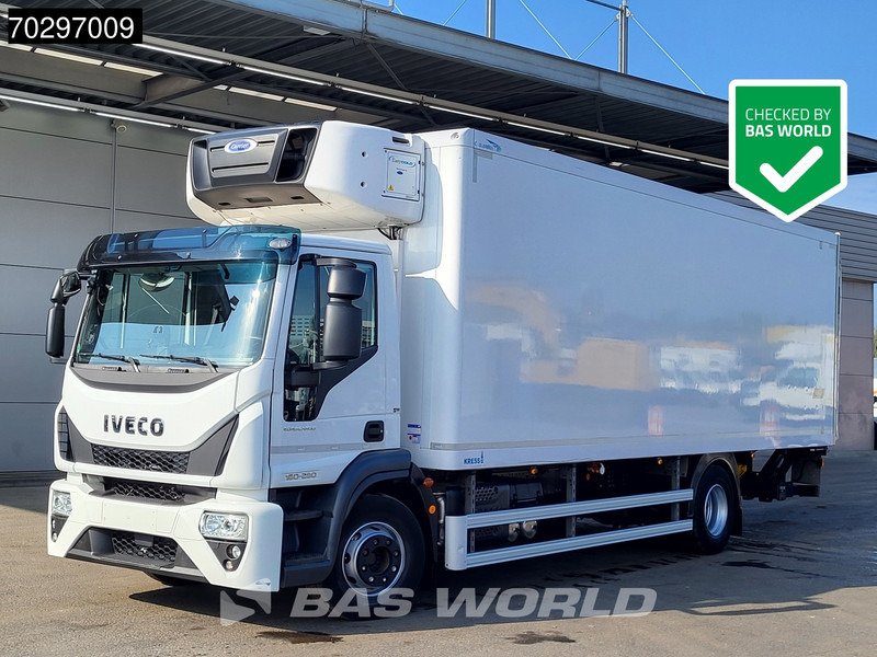 Iveco Eurocargo 160E280 4X2 Carrier Supra 1250 MT 1500kg Ladebordwand Automatic ACC Euro 6 - Camion frigider: Foto 1 Iveco Eurocargo 160E280 4X2 Carrier Supra 1250 MT 1500kg Ladebordwand Automatic ACC Euro 6 - Camion frigider: Foto 1
