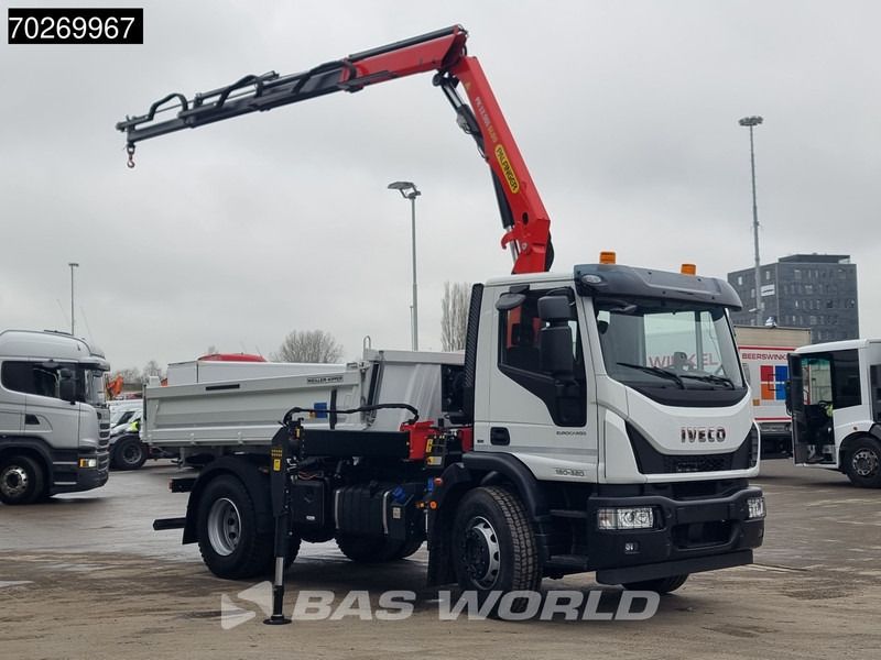 Iveco Eurocargo 180E320 4X2 Steelsuspension 3-Seiten Palfinger PK12.501 Euro 6 - Camion basculantă, Camion cu macara: Foto 3 Iveco Eurocargo 180E320 4X2 Steelsuspension 3-Seiten Palfinger PK12.501 Euro 6 - Camion basculantă, Camion cu macara: Foto 3