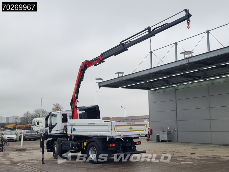 Iveco Eurocargo 180E320 4X2 Steelsuspension 3-Seiten Palfinger PK12.501 Euro 6 - Camion basculantă, Camion cu macara: Foto 2 Iveco Eurocargo 180E320 4X2 Steelsuspension 3-Seiten Palfinger PK12.501 Euro 6 - Camion basculantă, Camion cu macara: Foto 2