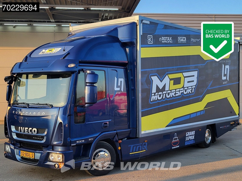 Iveco Eurocargo 90E180 4X2 9tons NL-Truck Mobile workshop race truck Ladebordwand EEV - Camion furgon: Foto 1 Iveco Eurocargo 90E180 4X2 9tons NL-Truck Mobile workshop race truck Ladebordwand EEV - Camion furgon: Foto 1