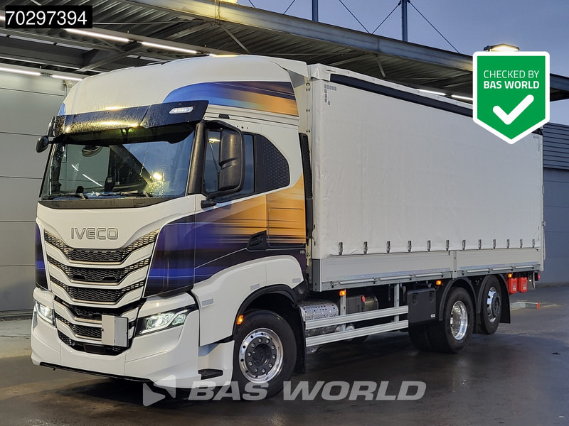 Iveco S-Way 500 6X2 NEW! 2000kg Ladebordwand Retarder Navi ACC Euro 6 - Camion cu prelată: Foto 1 Iveco S-Way 500 6X2 NEW! 2000kg Ladebordwand Retarder Navi ACC Euro 6 - Camion cu prelată: Foto 1