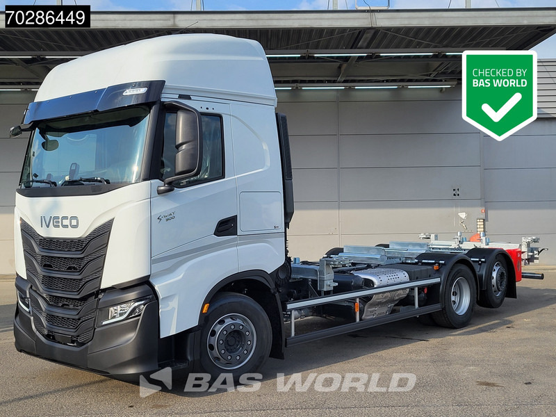 Iveco S-Way 500 6X2 NEW BDF! Lift+Steering Axle ACC Standklima Euro 6 - Camion transport containere/ Swap body: Foto 1 Iveco S-Way 500 6X2 NEW BDF! Lift+Steering Axle ACC Standklima Euro 6 - Camion transport containere/ Swap body: Foto 1