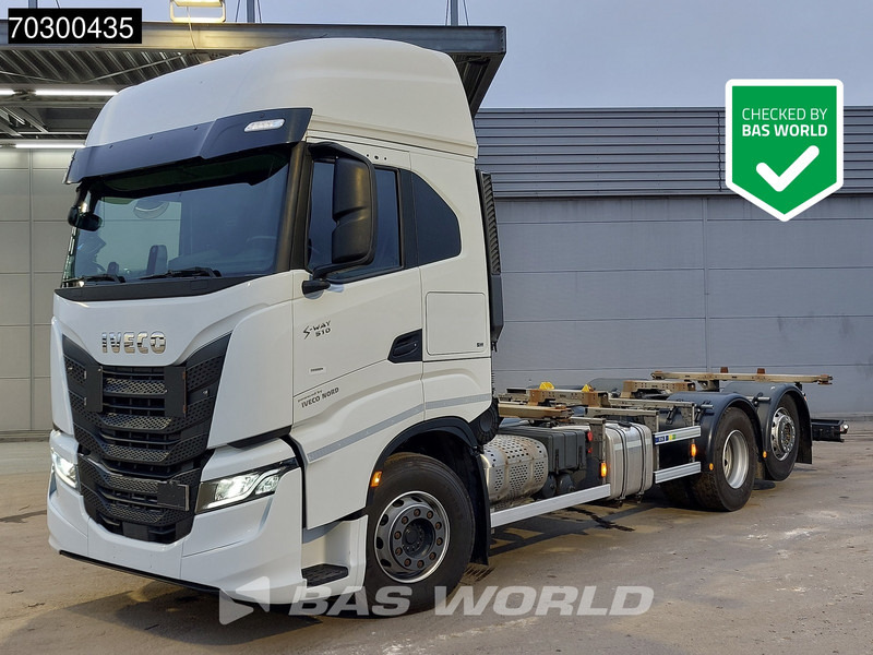 Iveco S-Way 510 6X2 BDF Retarder Air suspension Lift-Axle Automatic Euro 6 - Camion transport containere/ Swap body: Foto 1 Iveco S-Way 510 6X2 BDF Retarder Air suspension Lift-Axle Automatic Euro 6 - Camion transport containere/ Swap body: Foto 1