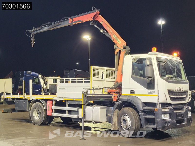 Iveco Stralis 310 4X2 Palfinger PK 12002 EH Kran Crane Steelsuspension Automatic Euro 6 - Camion platformă, Camion cu macara: Foto 3 Iveco Stralis 310 4X2 Palfinger PK 12002 EH Kran Crane Steelsuspension Automatic Euro 6 - Camion platformă, Camion cu macara: Foto 3