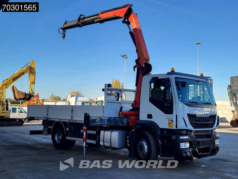 Iveco Stralis 310 4X2 Palfinger PK14002 EH Kran Crane Steel suspension Euro 6 - Camion platformă, Camion cu macara: Foto 3 Iveco Stralis 310 4X2 Palfinger PK14002 EH Kran Crane Steel suspension Euro 6 - Camion platformă, Camion cu macara: Foto 3